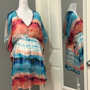 Cruise Club Multicolor Swim Coverup